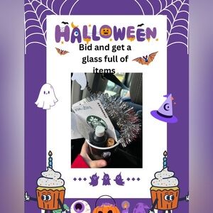 Bid and get a Mini Halloween Boo Glasses filled with Items of your desire! 🎃